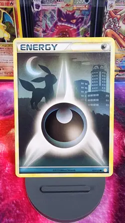 POKEMON HEARTGOLD SOULSILVER - RARE Dark energy UMBREON Feature Card 121/123 - Image 1