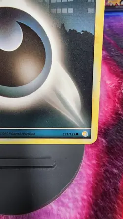POKEMON HEARTGOLD SOULSILVER - RARE Dark energy UMBREON Feature Card 121/123 - Image 4
