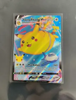 ⭐Flying Pikachu VMAX 007/025 Celebrations Holo Pokemon Card Near Mint - Image 1