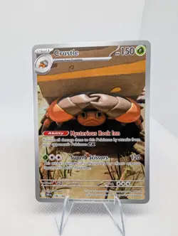 Crustle 186/182 Sv10: Destined Rivals Holo Pokemon Illustration Rare TCG Card NM - Image 1