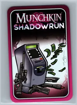Munchkin Shadowrun Hacked Die Promo Card USED Steve Jackson Games SJG - Image 2