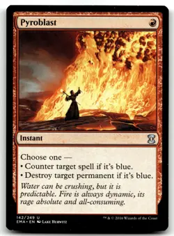 MTG Pyroblast U Eternal Masters 142 LP - Image 1