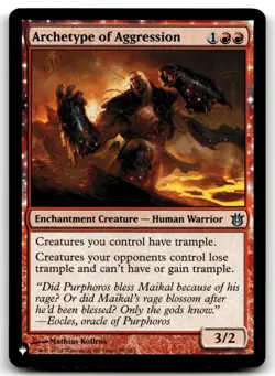 MTG Archetype of Aggression U The List Reprints 88/165 LP - Image 1