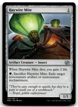 MTG Haywire Mite U The Brothers' War 199 LP - Image 1
