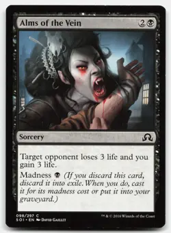 MTG Alms of the Vein C Shadows over Innistrad 98 LP - Image 1