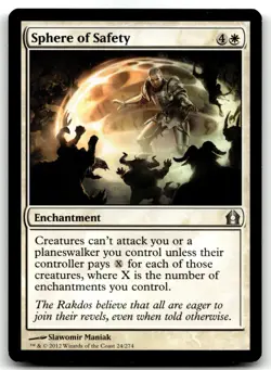 MTG Sphere of Safety U Return to Ravnica 24 LP - Image 1