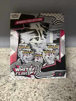 Pokemon White Flare Binder Collection Box (Sealed) US Seller! - Image 1
