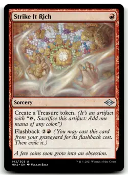 MTG Strike It Rich U Modern Horizons 2 143 LP - Image 1