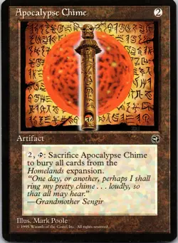 Apocalypse Chime [Homelands] Magic MTG Never Played NP Rare 1995 Artifact - Image 1