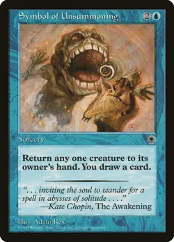 MTG - Symbol of Unsummoning - Portal - X1 - (NM) - - Image 1