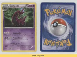 Scolipede Pokemon Black & White Base Set #54 READ 0q4 - Image 3