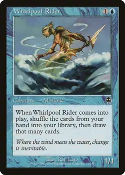 MTG - Whirlpool Rider - Apocalypse - X1 - (LP) - - Image 1