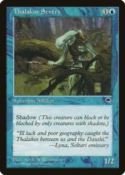 MTG - Thalakos Sentry - Tempest - X1 - (LP) - - Image 1