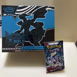 Pokemon S&V Black Bolt Elite Trainer Box ETB Factory Sealed w 1 bonus pack 🔥🔥 - Image 1