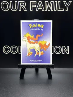 Pokemon Nintendo - Dunkin Boomer - #78 Rapidash - Regular LP - Image 1