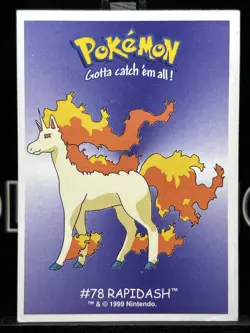 Pokemon Nintendo - Dunkin Boomer - #78 Rapidash - Regular LP - Image 3