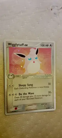 (C10125) POKEMON TCG Wigglytuff ex 101/101 NM Holo Rare Hidden Legends - Image 1