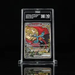 Japanese Pokemon Roaring Moon EX SAR 218/187 Terastal Festival TAG 10 - Image 1