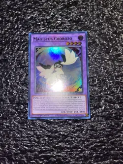 Yugioh! Magistus Chorozo SUDA-EN100 Super Rare 1st Edition Near Mint - Image 1