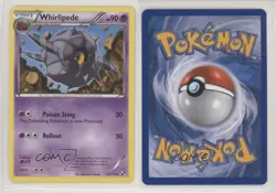 Whirlipede Pokemon Black & White Base Set #53 g6p - Image 3