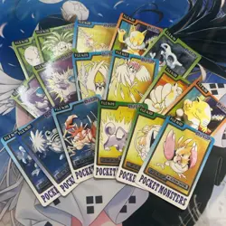 Pokemon 1997 Bandai Carddass Regular Lot 100 Card Japanese Vintage Rare LP-MP - Image 2