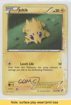 Joltik Pokemon Black & White Base Set #45 READ 0b3 - Image 1