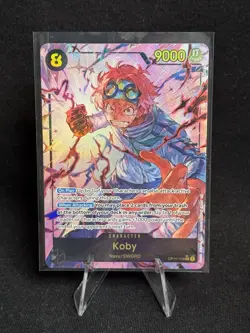 Koby - A Fist Of Divine Speed OP11-119 - Alternate Art One Piece CCG Card - Image 1