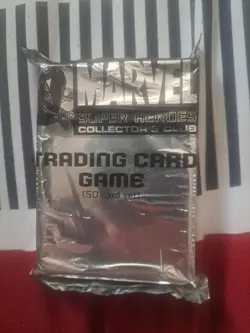 Marvel Super Heroes Collectors Club Trading Card Game Pack New 2007 50 Card Set - Image 1