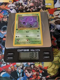 Pokemon Zubat 🇬🇧 ● Nm Team Rocket 1st Edition 2000 Pokemon Og Card - Image 5