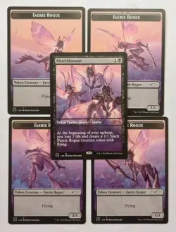 MTG - Bitterblossom - Bitterblossom Dreams: Secret Lair SLD 012 - with Tokens - Image 1