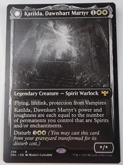MTG Katilda, Dawnhart Martyr Katilda's Rising Dawn Innistrad: Double Feature. - Image 1