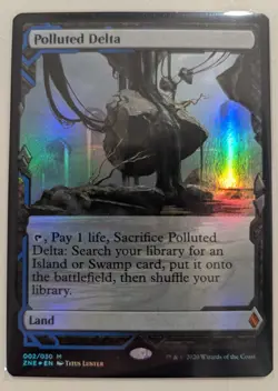 Polluted Delta FOIL - Mythic - Magic the Gathering MTG - Zendikar Rising - Image 1