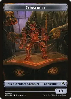 Construct Token 10x - Colorless - Murray Art - NEO Neon Dynasty MTG Magic NM - Image 1