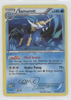 Samurott Pokemon Black & White Base Set #32 0l4h - Image 1