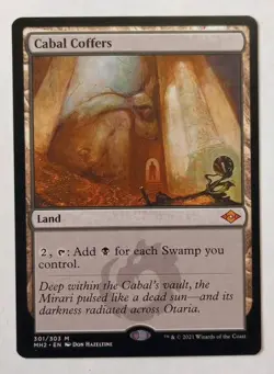 MTG - Cabal Coffers - MH2 301/303 - Regular Mythic - Mono Black Ramp Swamps - Image 1