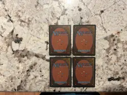 Mtg Hymn To Tourach x4 - Magic the Gathering Hymn To Tourach All Arts LP-Played - Image 2