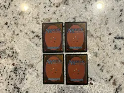 Mtg Hymn To Tourach x4 - Magic the Gathering Hymn To Tourach All Arts LP-Played - Image 2