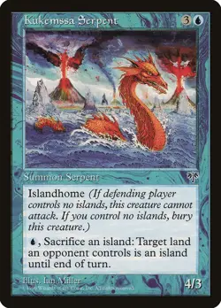 MTG - Kukemssa Serpent - Mirage - X1 - (NM) - - Image 1