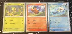 Snivy Tepig Oshawott - S&V: Black Bolt/White Flare POSTER PROMO SET Pokemon TCG - Image 1