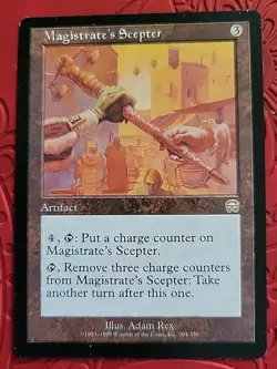 MTG Magistrate's Scepter x1 LP ~Mercadian Masques (Magic)*Free Shipping* - Image 1