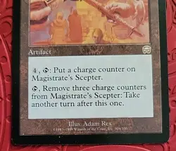 MTG Magistrate's Scepter x1 LP ~Mercadian Masques (Magic)*Free Shipping* - Image 4