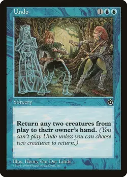 MTG - Undo - Portal Second Age - X1 - (LP) - - Image 1