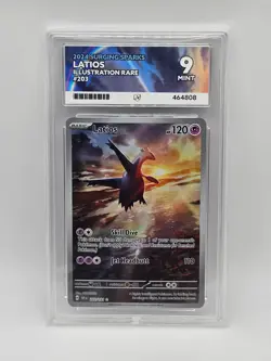 ACE 9 Latios 203/191 Surging Sparks IR Holo Pokemon Card - Mint - Image 1