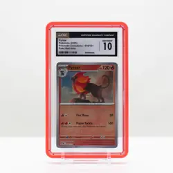 Pokemon Pyroar Poke Ball Holo #016/131 Prismatic Evolutions- CGC 10 Gem Mint - Image 1