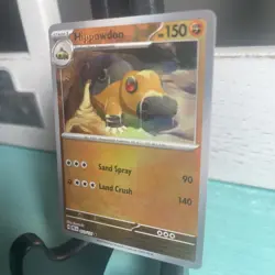Pokemon TCG Hippowdon Poke Ball Pattern 053/131 Prismatic Evolutions Holo NM - Image 3