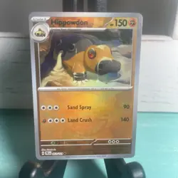 Pokemon TCG Hippowdon Poke Ball Pattern 053/131 Prismatic Evolutions Holo NM - Image 4