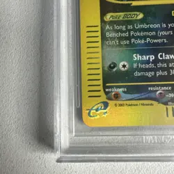 Umbreon Reverse Foil Rare 32/144 Skyridge Beckett 9 WOTC Vintage Pokemon - Image 2