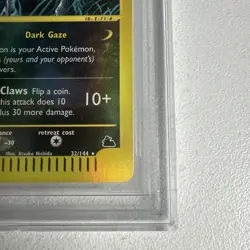 Umbreon Reverse Foil Rare 32/144 Skyridge Beckett 9 WOTC Vintage Pokemon - Image 5