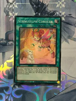 POTE-EN061 VERNUSYLPH COROLLA SUPER RARE 1ST EDITION NEAR MINT YuGiOh TCG - Image 1