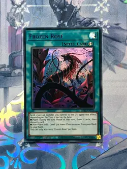 LDS2-EN119-P Frozen Rose Purple Ultra Rare 1st Edition Near Mint YuGiOh TCG - Image 1